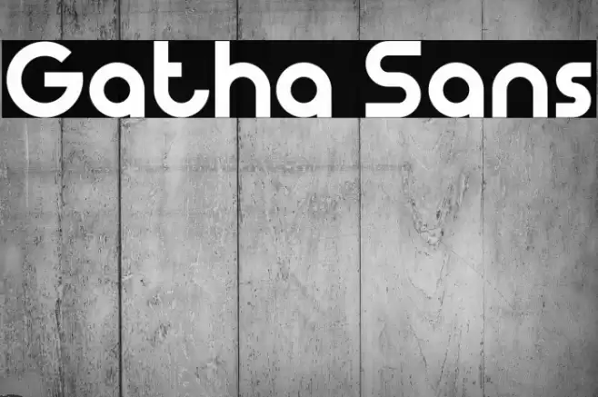 Gatha Sans Font examples