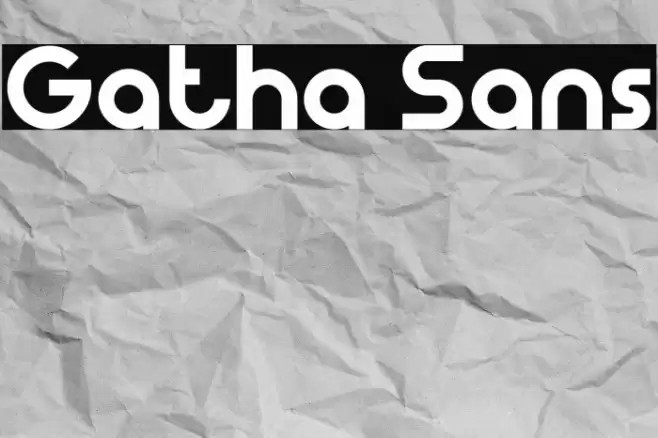 Gatha Sans Font examples