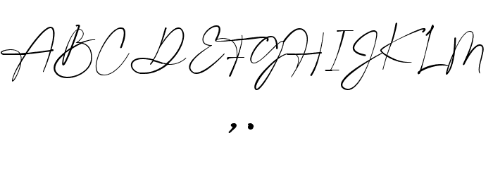 Gatha Script Font OTHER CHARS