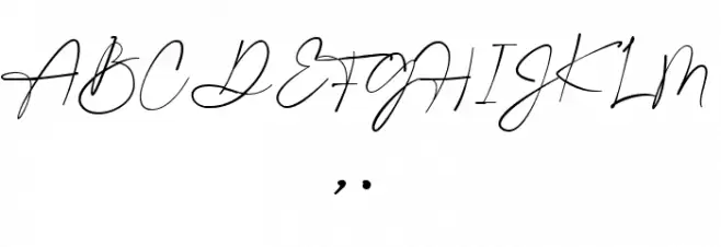 Gatha Script Font OTHER CHARS