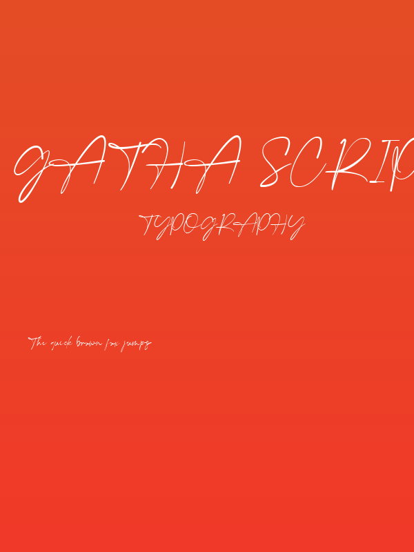 Gatha Script Poster