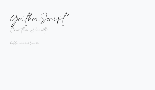 GathaScript Business Card