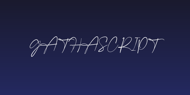 GathaScript Social Header