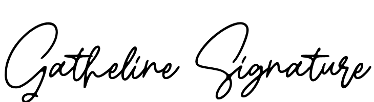 Gatheline Signature  Frei Schriftart Herunterladen