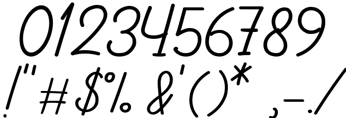 Gathenbury Typeface Font OTHER CHARS