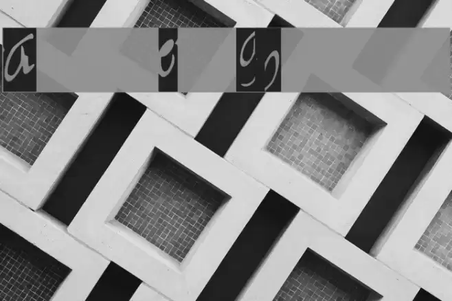 Gather Comprehensive lowercase Font examples