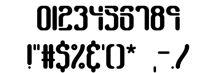 Gather Gapped BRK Font OTHER CHARS