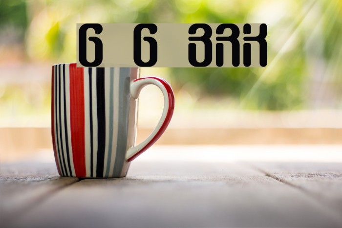 Gather Gapped BRK Font examples