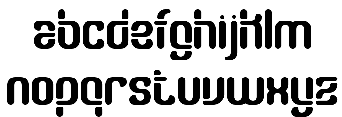 Gather Gapped BRK Font LOWERCASE