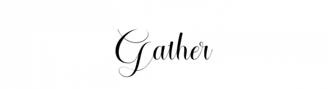 Gather  Frei Schriftart Herunterladen