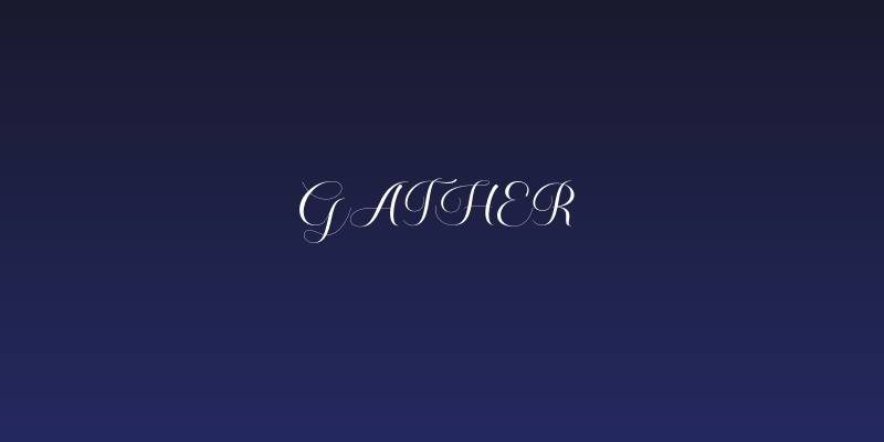 Gather Social Header