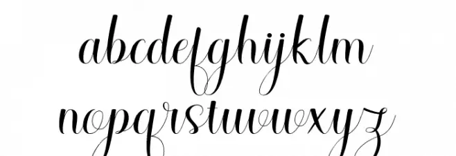 Gather फ़ॉन्ट लोअरकेस