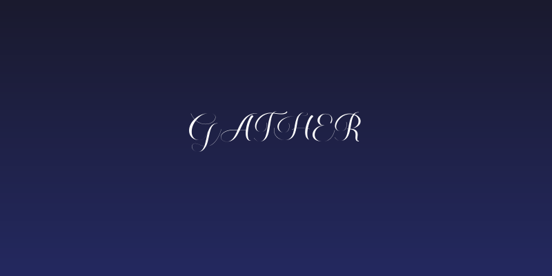 Gather Social Header