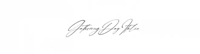 Gathering Day Italic  Frei Schriftart Herunterladen