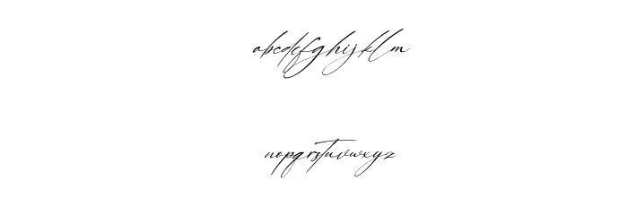 Gathering Day Italic Font LOWERCASE