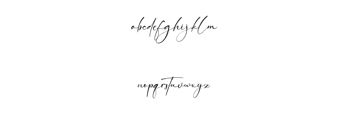 Gathering Day Font LOWERCASE
