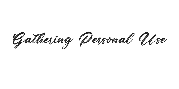 Gathering Personal Use Logo