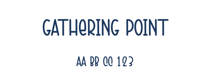 Gathering Point Font Preview