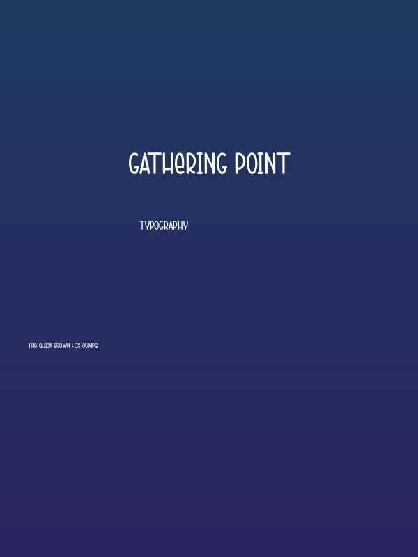 Gathering Point Poster