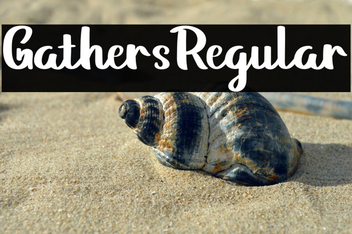 GathersRegular Example 1