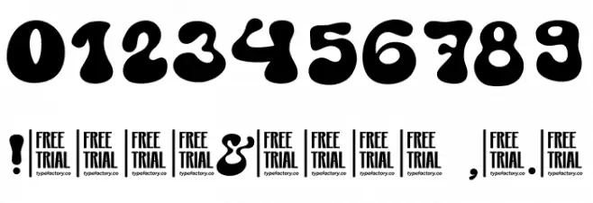 Gathrima Free Trial Font Alte caractere