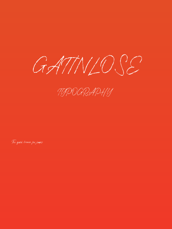 Gatinlose Poster