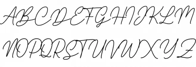 Gatkins - Demo Schriftart Groß