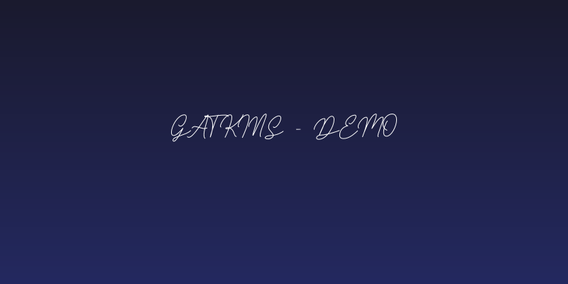 Gatkins - Demo Social Header