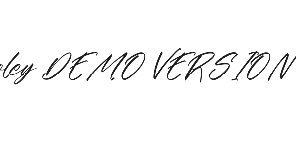 Gatmoley DEMO VERSION Italic Logo