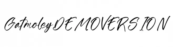 Gatmoley DEMO VERSION  Free Fonts Download