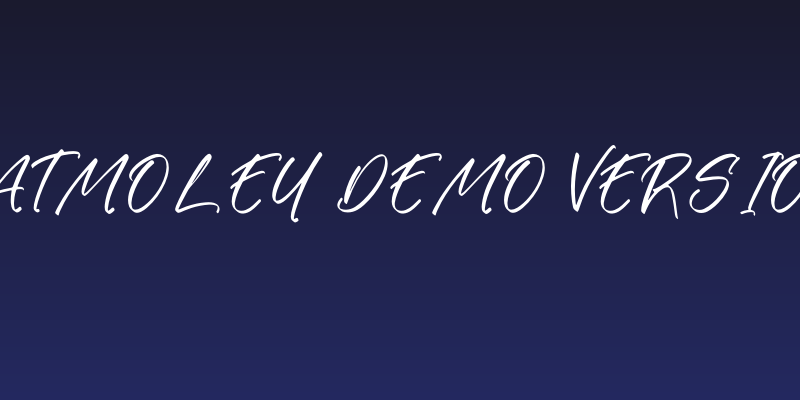 Gatmoley DEMO VERSION Social Header