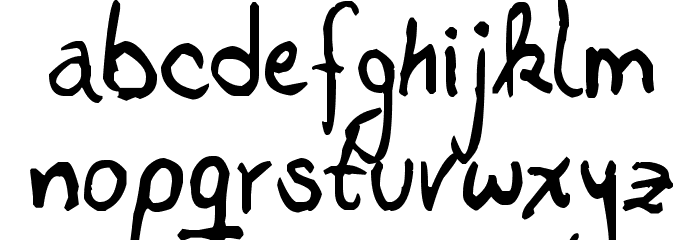 Gato Font LOWERCASE