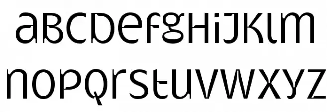 Gatometrix Шрифта строчной