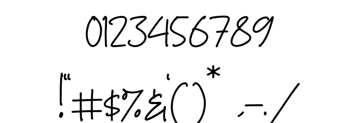 Gatrello Font OTHER CHARS