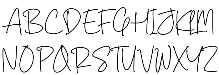 Gatrello Font UPPERCASE