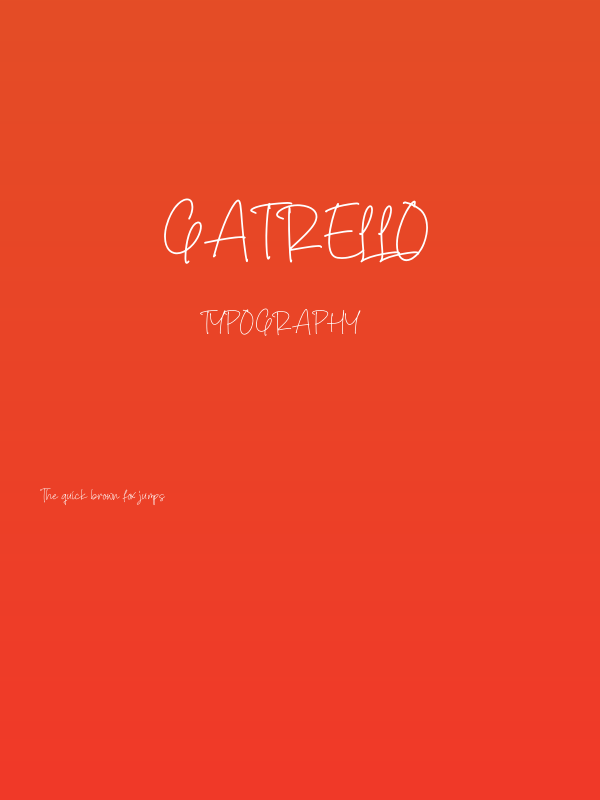 Gatrello Poster