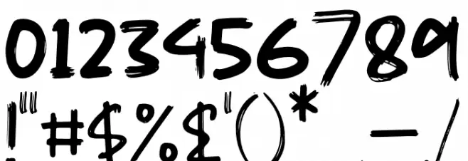 Gatrich Font OTHER CHARS