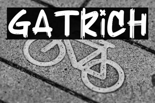 Gatrich Font examples