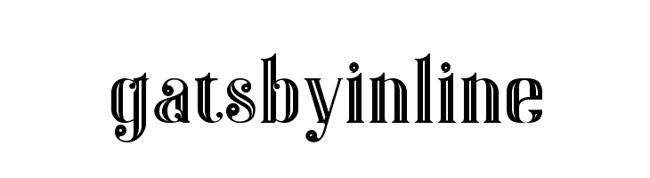 Gatsby Inline  Descarca Fonturi Gratis