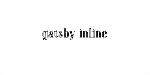 Gatsby Inline Logo