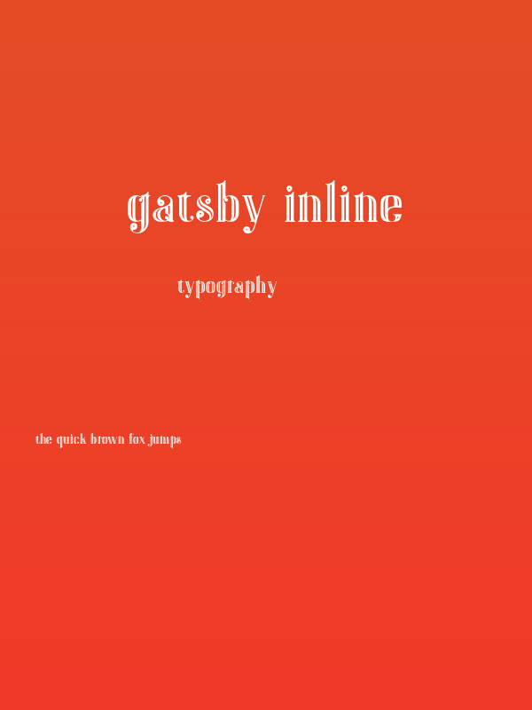 Gatsby Inline Poster