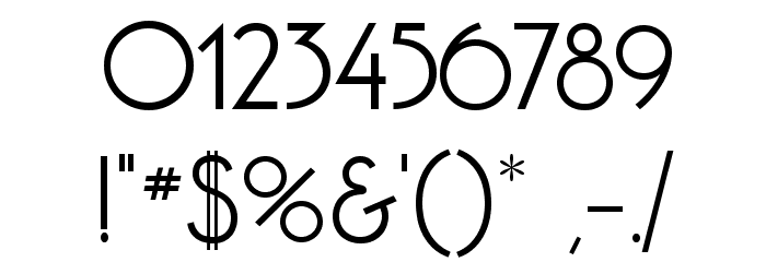 GatsbyFLF-Bold Font OTHER CHARS