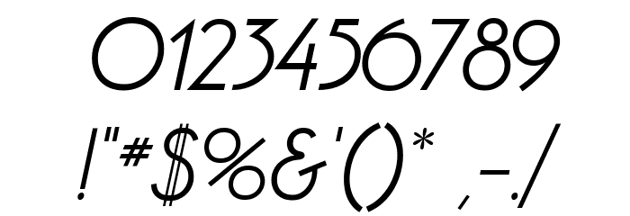 GatsbyFLF-BoldItalic Font OTHER CHARS