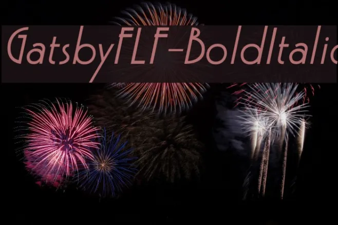GatsbyFLF-BoldItalic Example 2