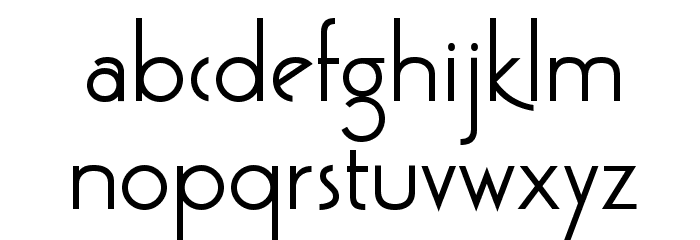GatsbyFLF-Bold Font LOWERCASE