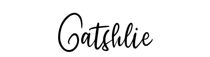 Gatshlie  Frei Schriftart Herunterladen