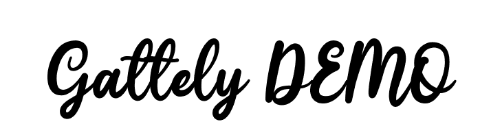 Gattely DEMO  Frei Schriftart Herunterladen