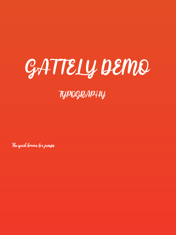 Gattely DEMO Poster