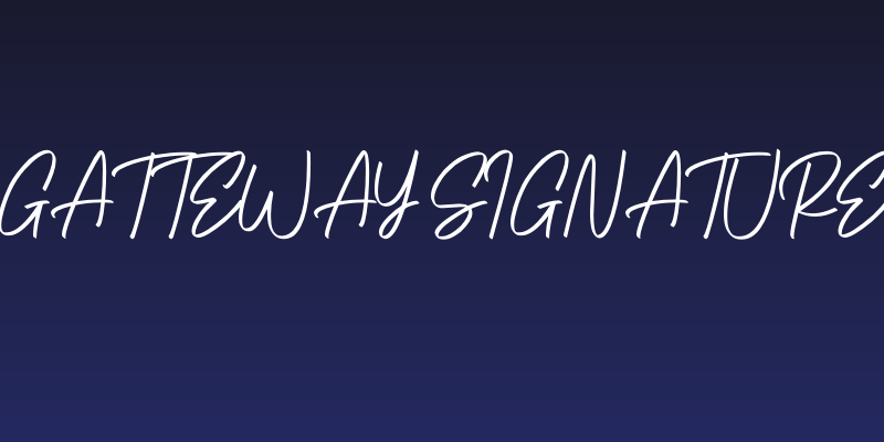 Gatteway Signature Social Header