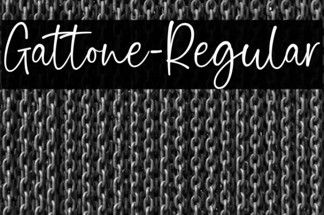 Gattone-Regular Font examples